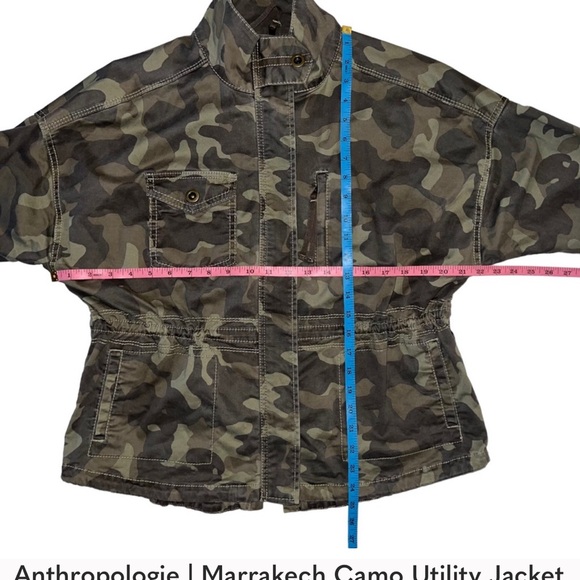 Anthropologie | Marrakech Camo Utility Jacket Size Medium - Picture 7 of 8